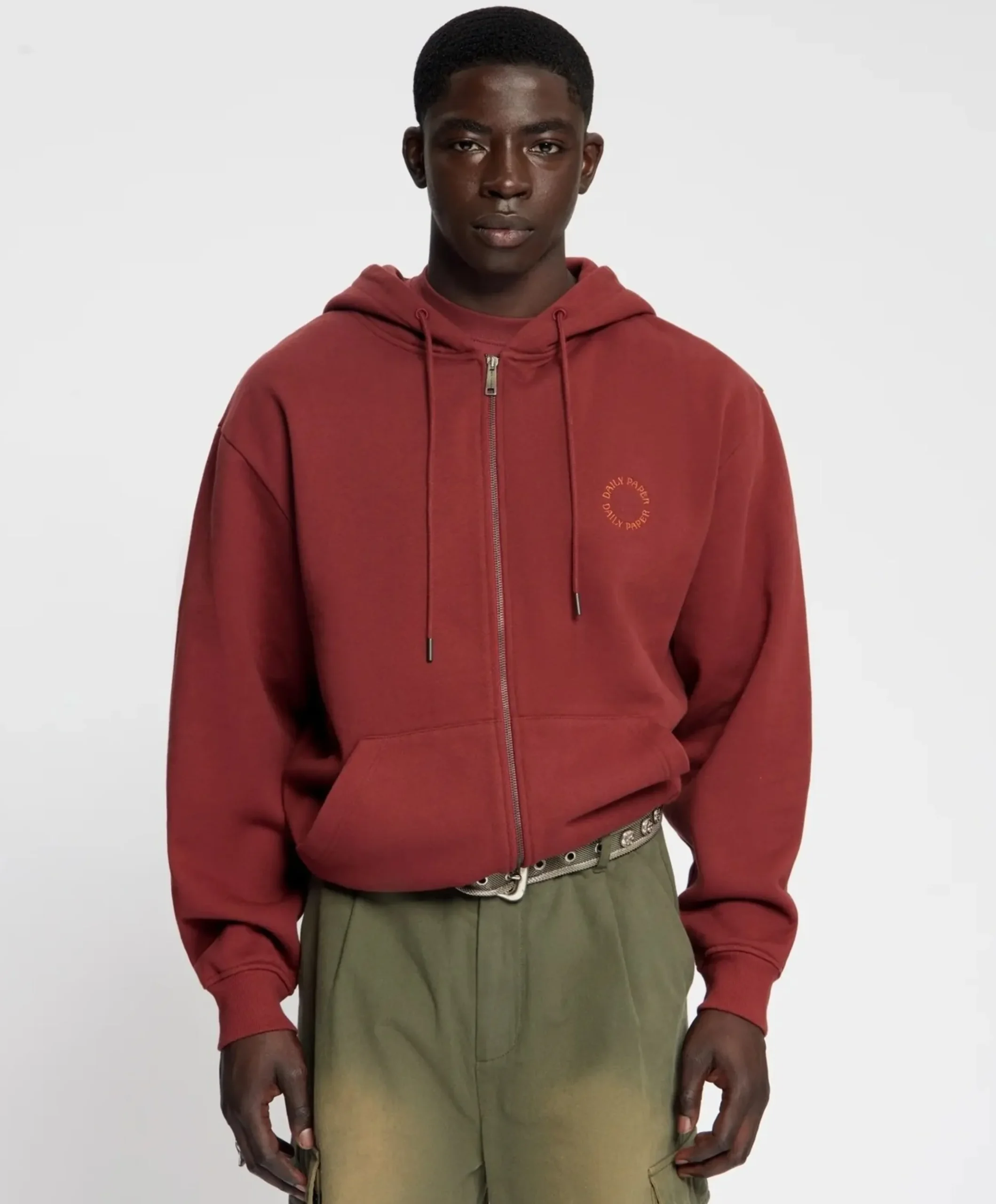 Heren hoodie bruin