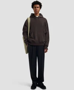 Heren hoodie bruin