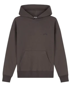 Heren hoodie bruin