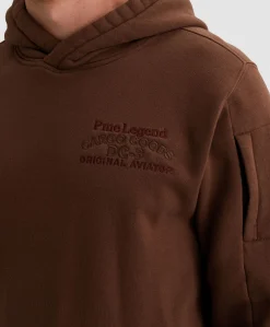 Heren hoodie bruin