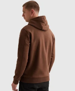 Heren hoodie bruin