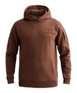 Heren hoodie bruin