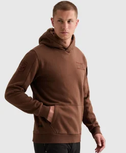 Heren hoodie bruin