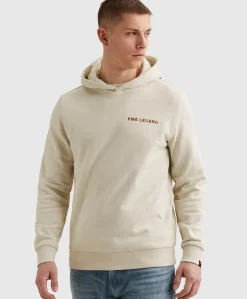Heren hoodie ecru