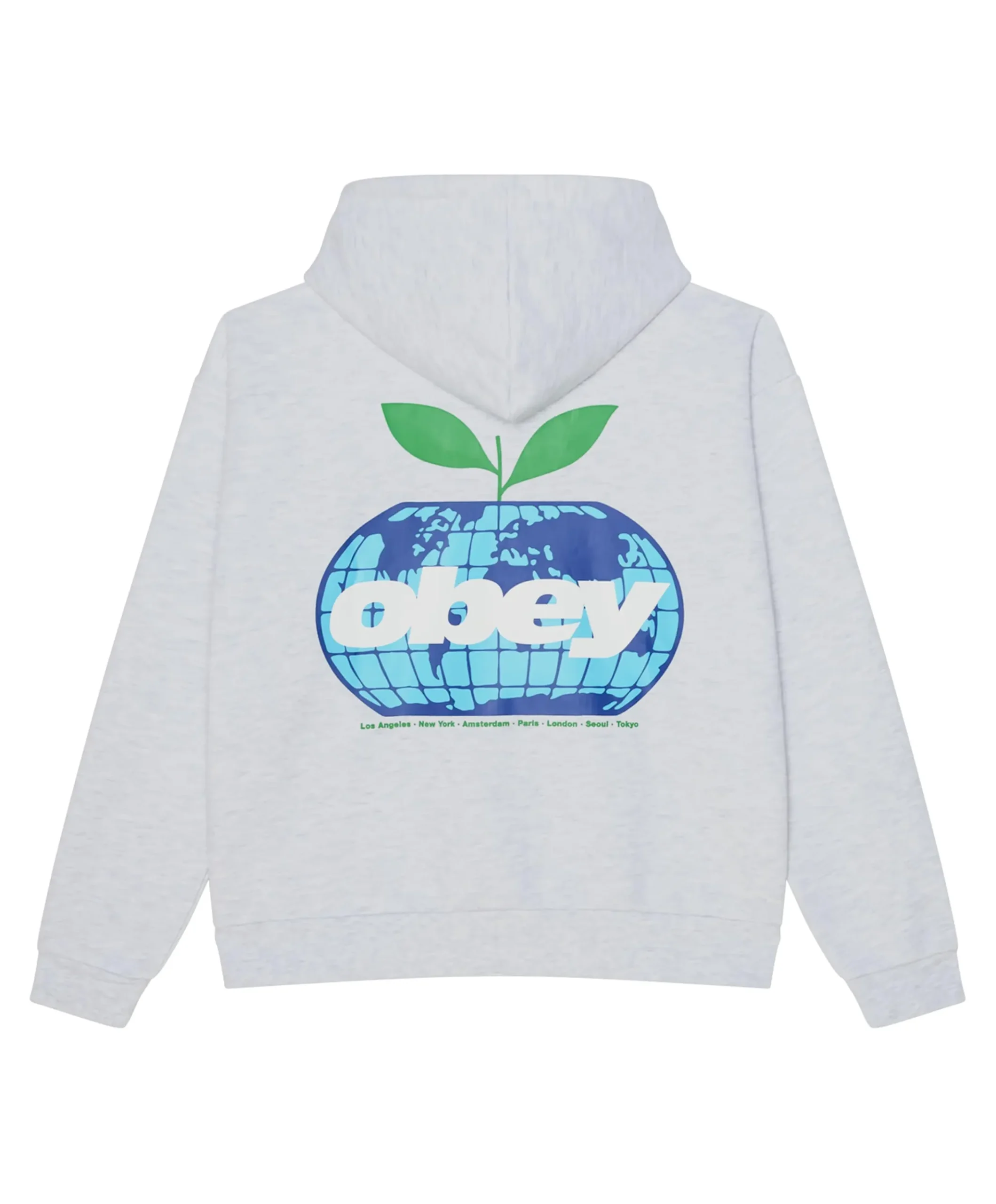 Heren hoodie grijs