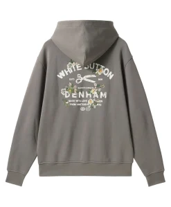 Heren hoodie grijs