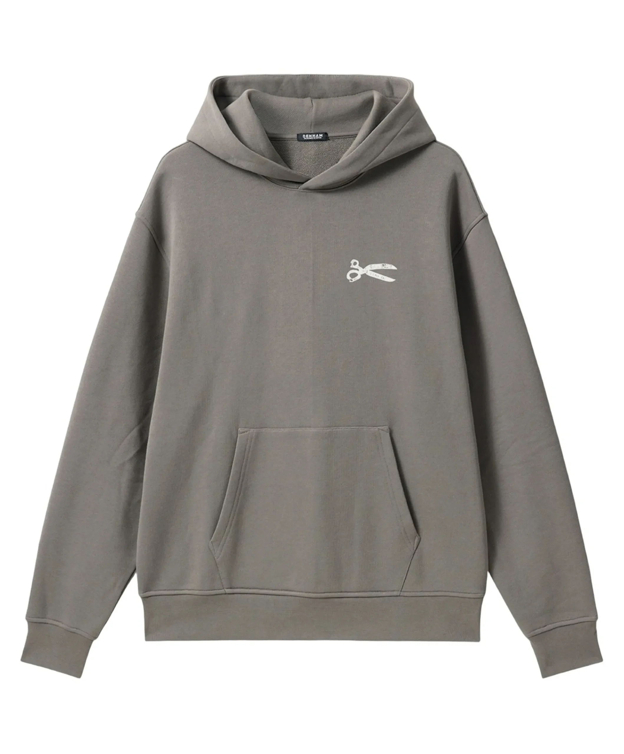 Heren hoodie grijs
