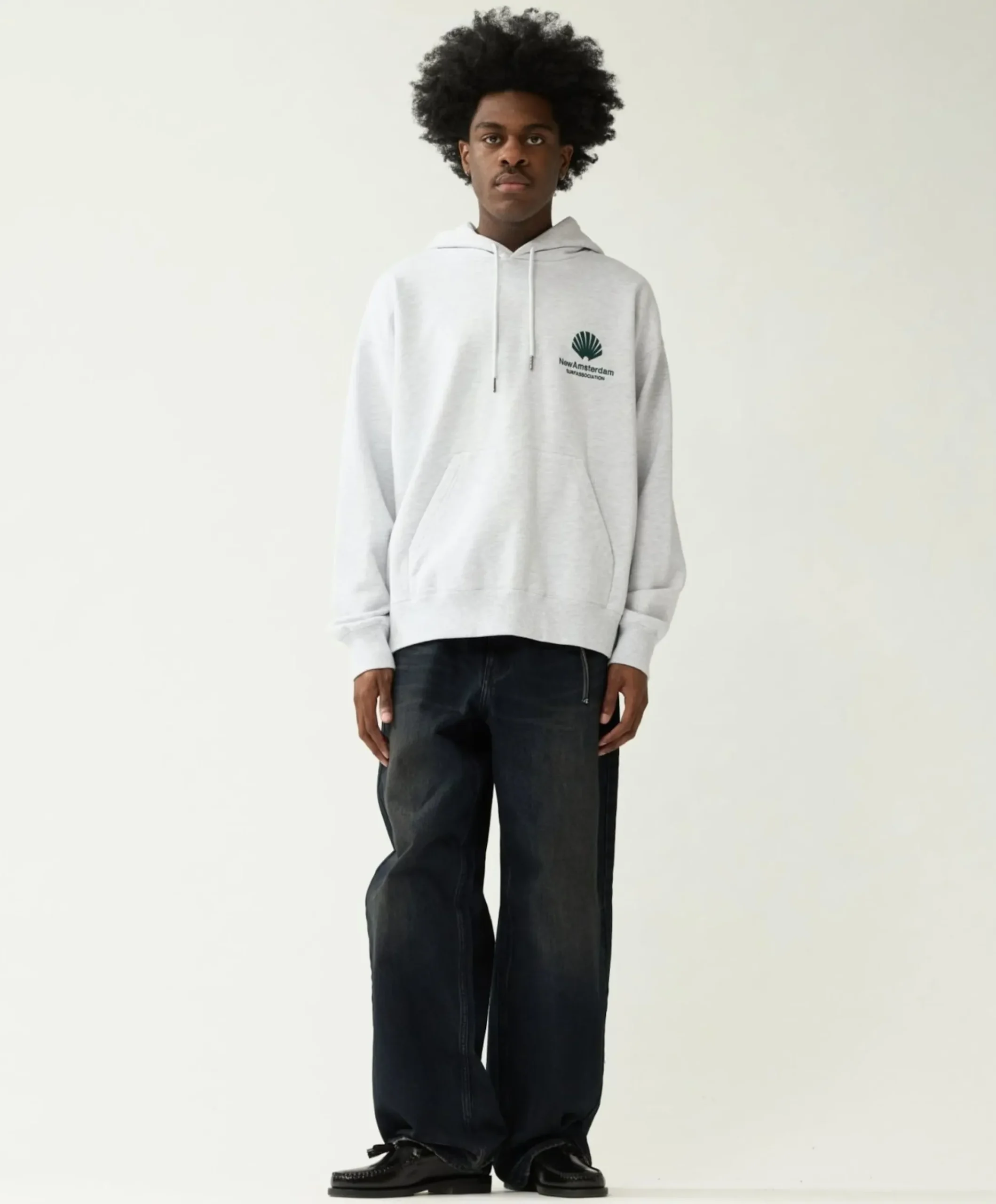 Heren hoodie groen