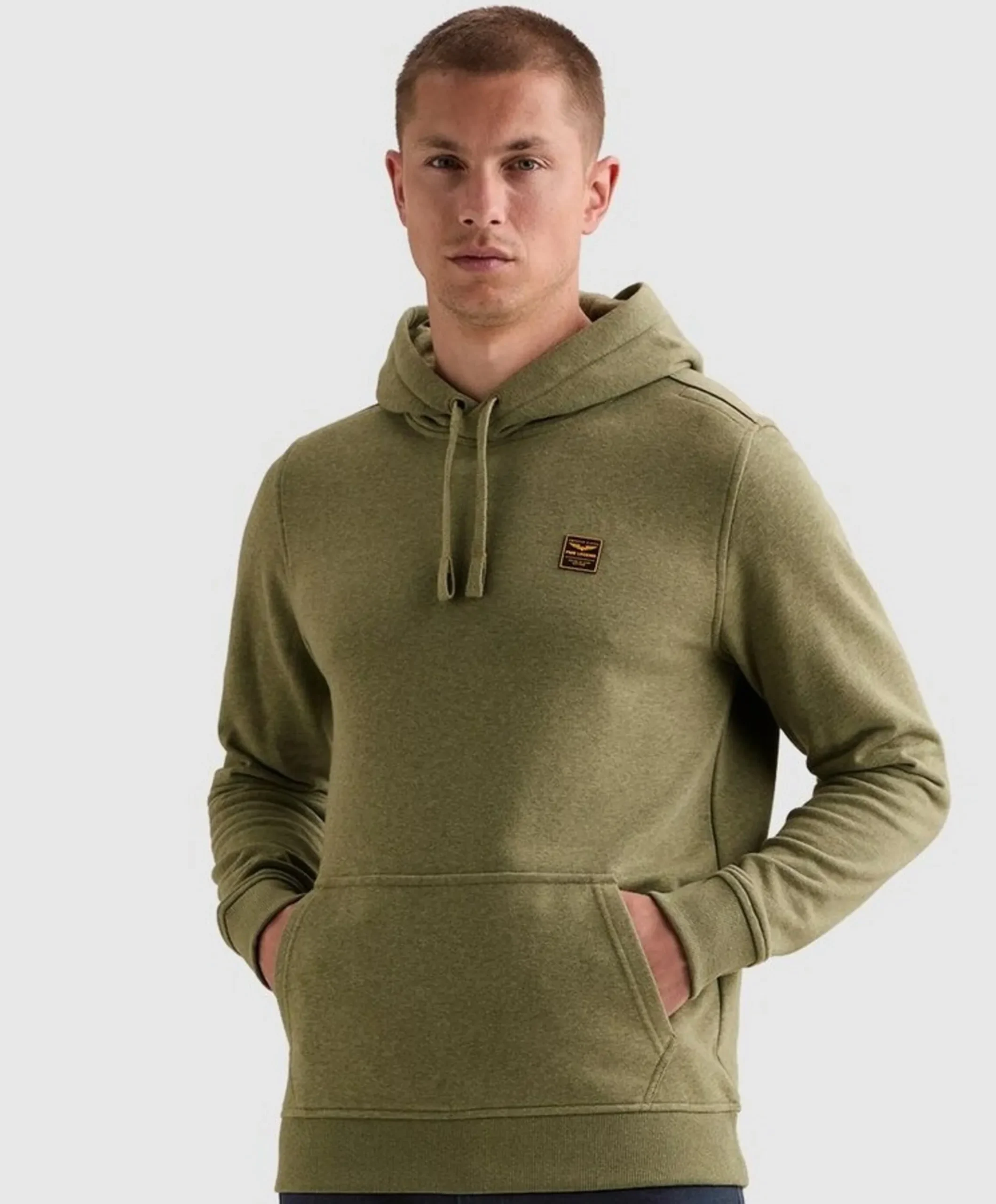 Heren hoodie groen