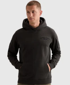 Heren hoodie zwart