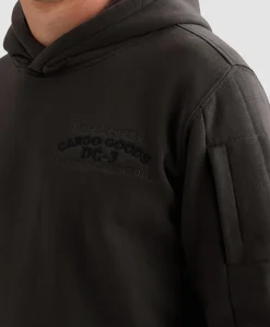 Heren hoodie zwart