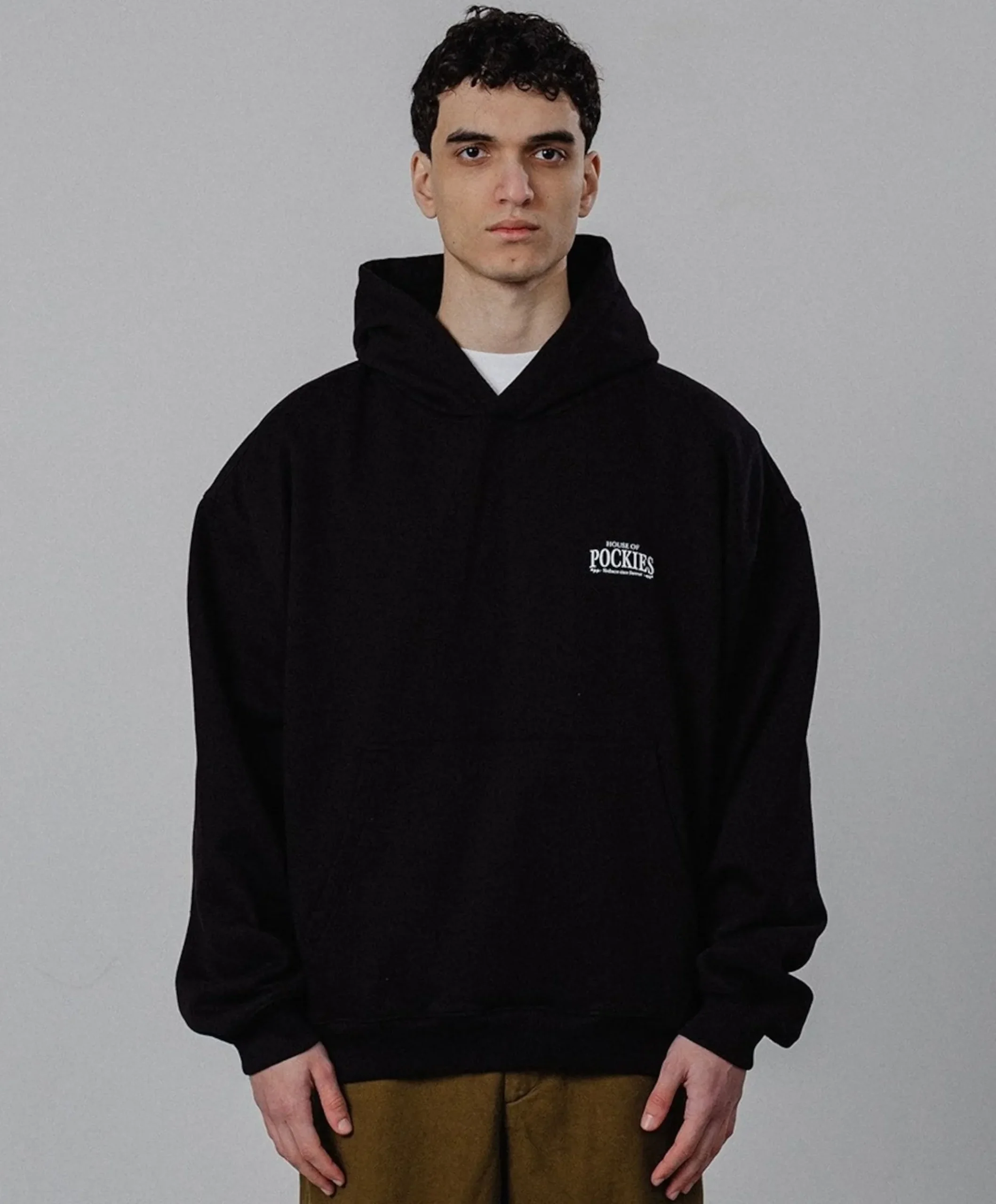 Heren hoodie zwart
