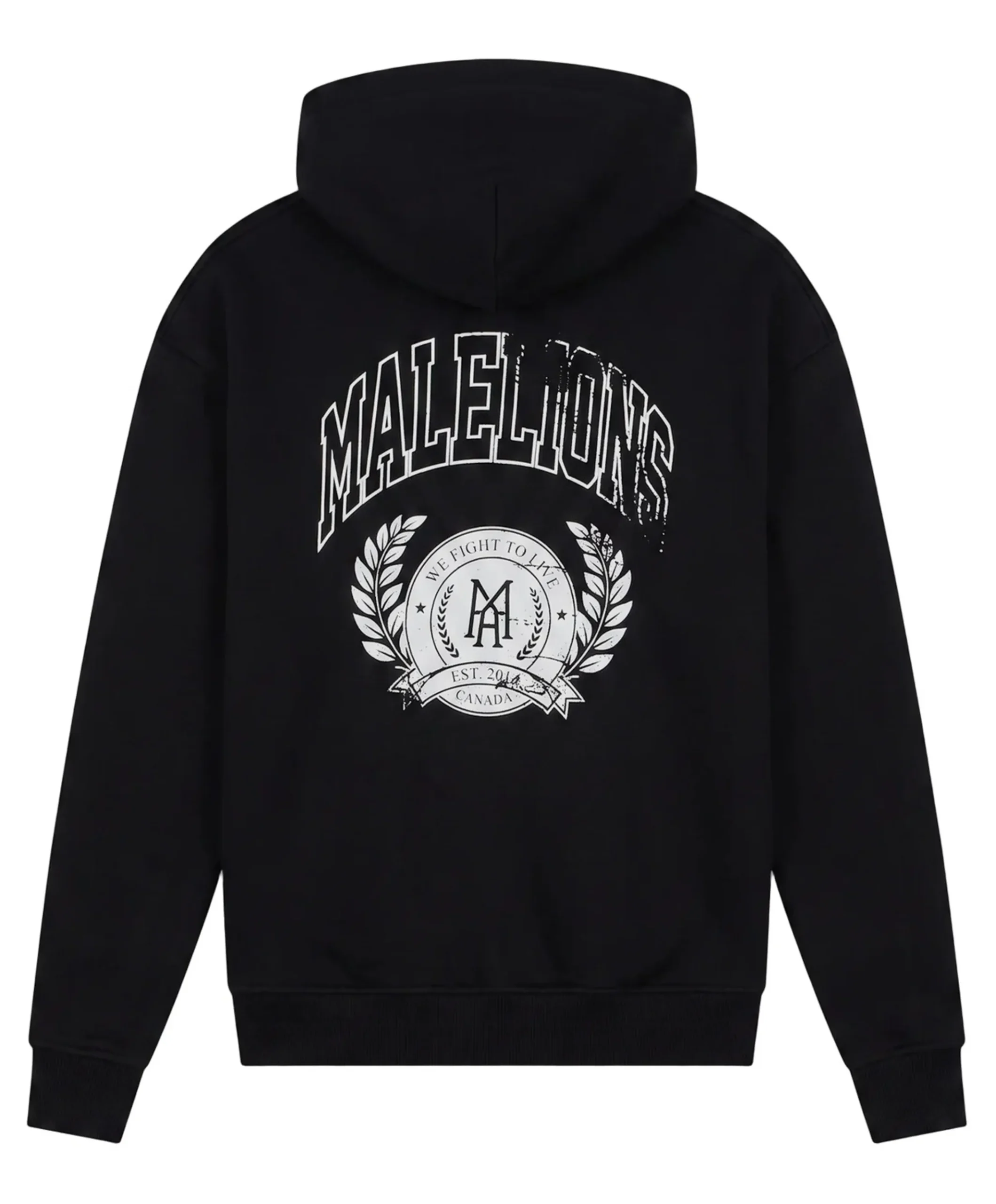 Heren hoodie zwart