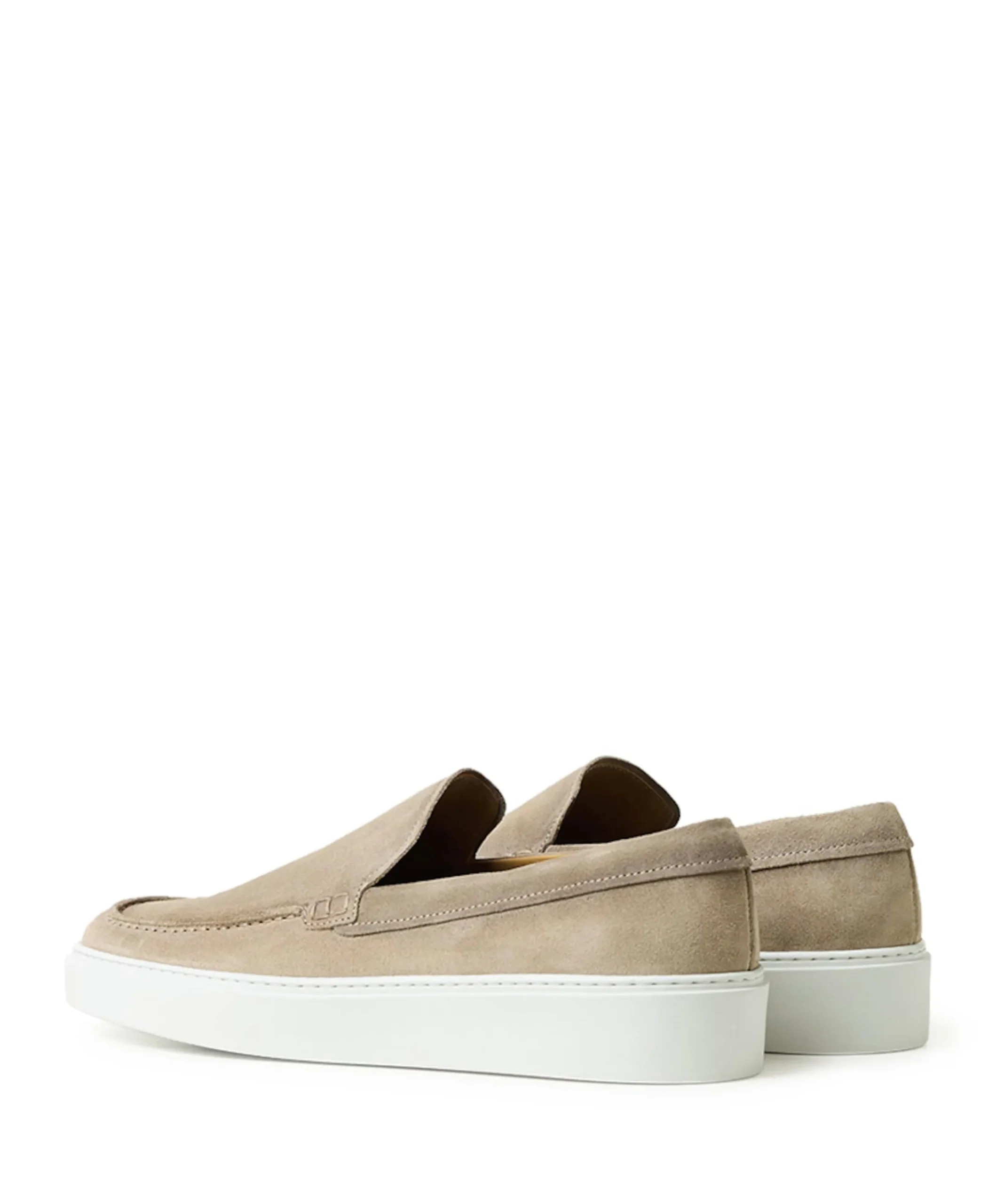 Heren instappers beige