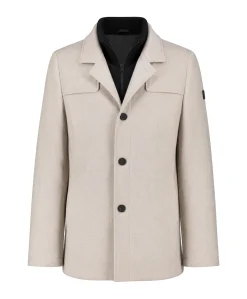 Heren jas beige