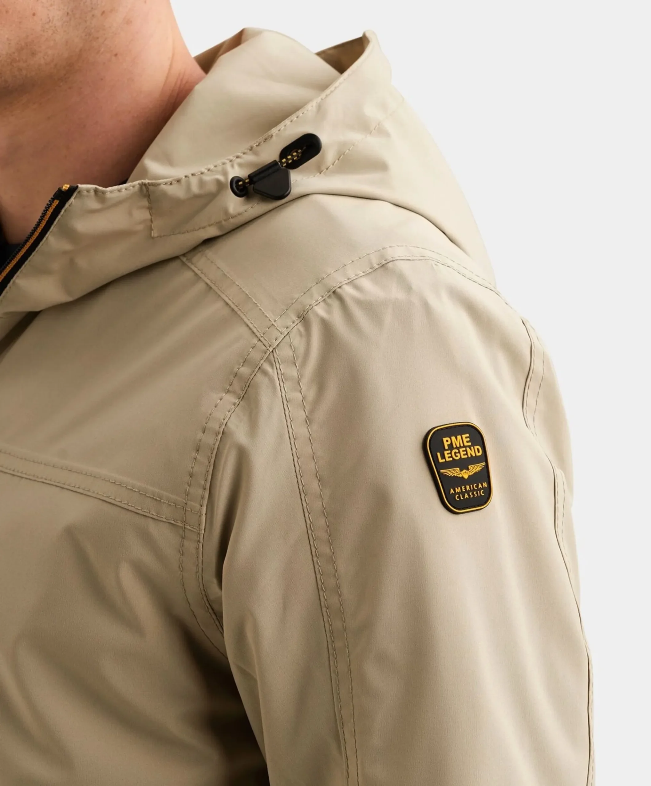 Heren jas beige
