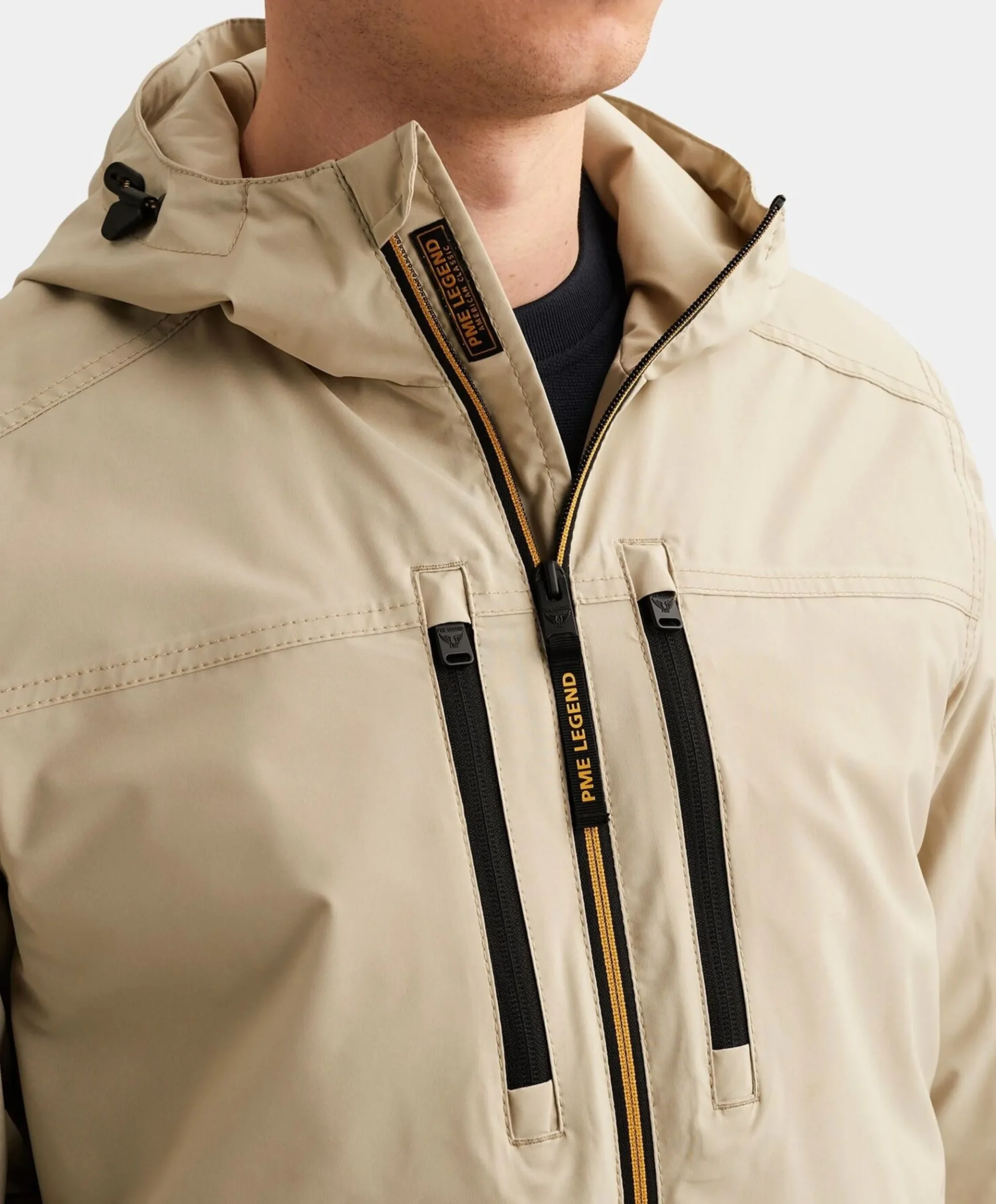 Heren jas beige