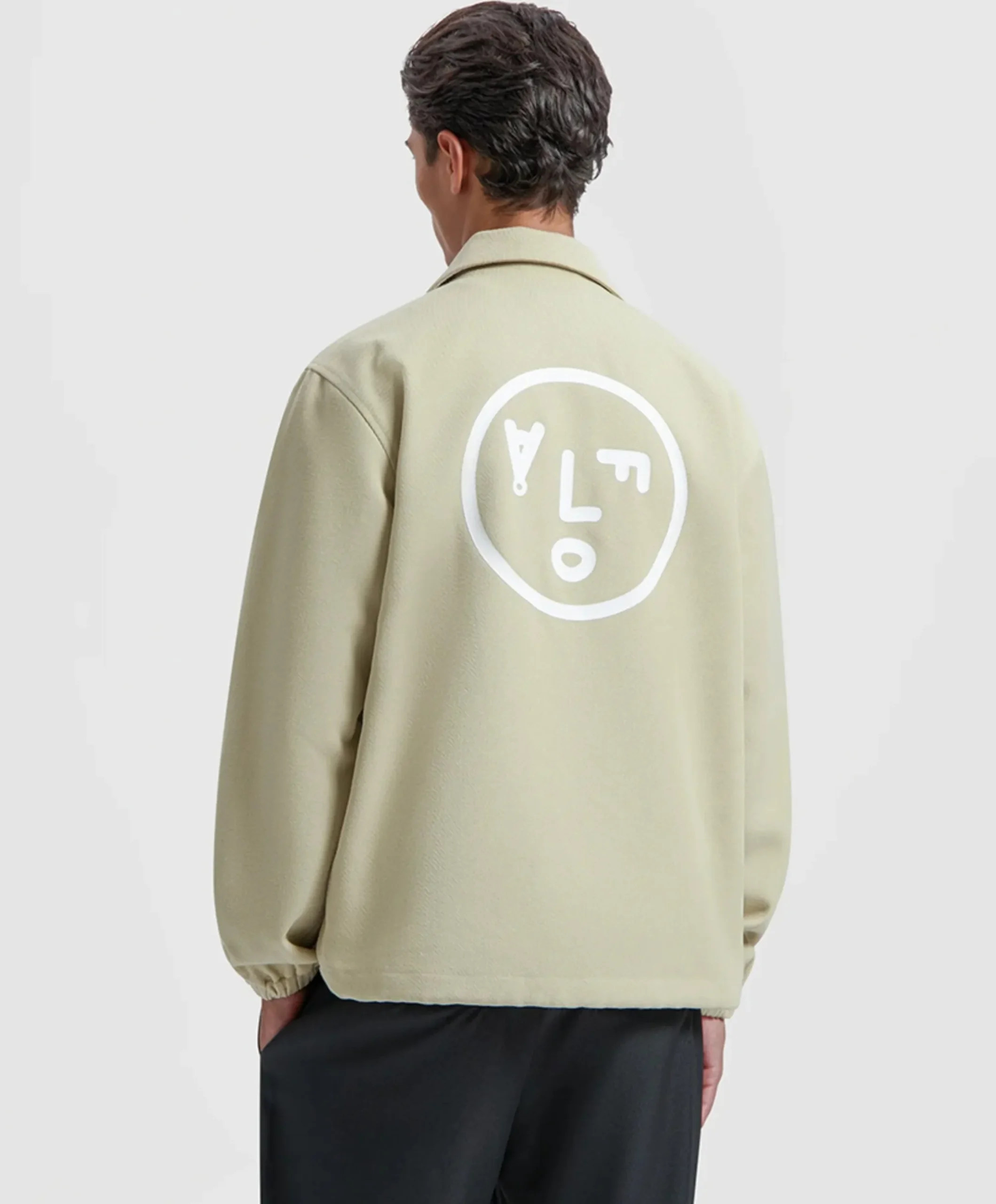 Heren jas beige