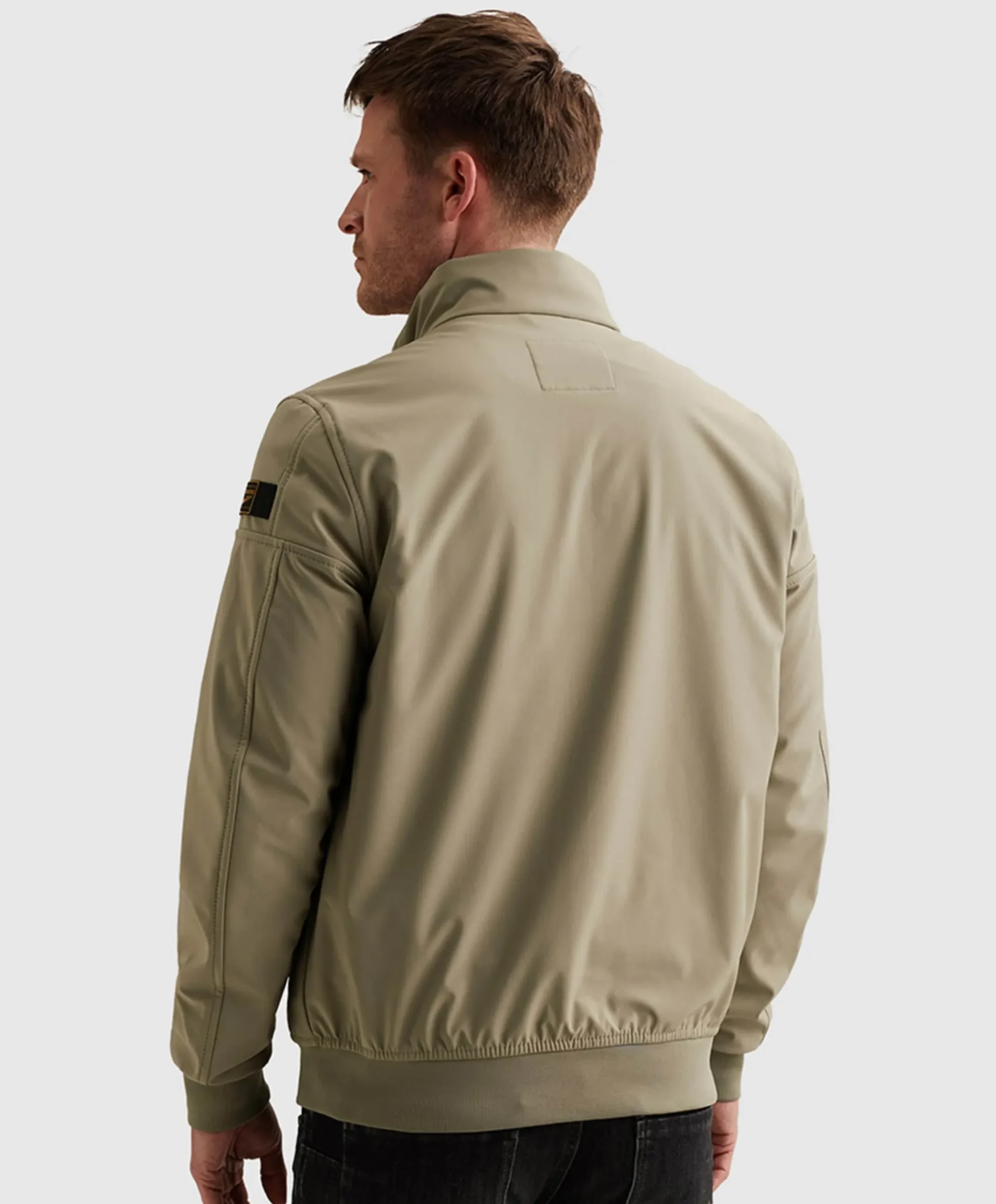 Heren jas beige