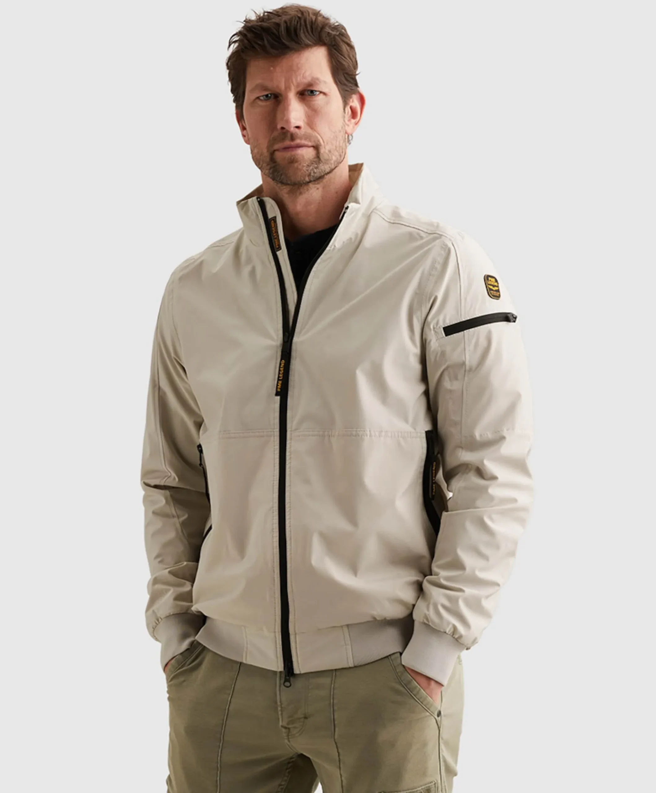 Heren jas beige