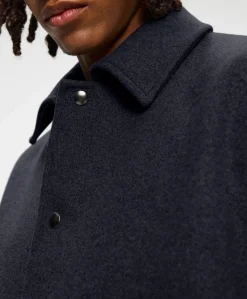 Heren jas blauw