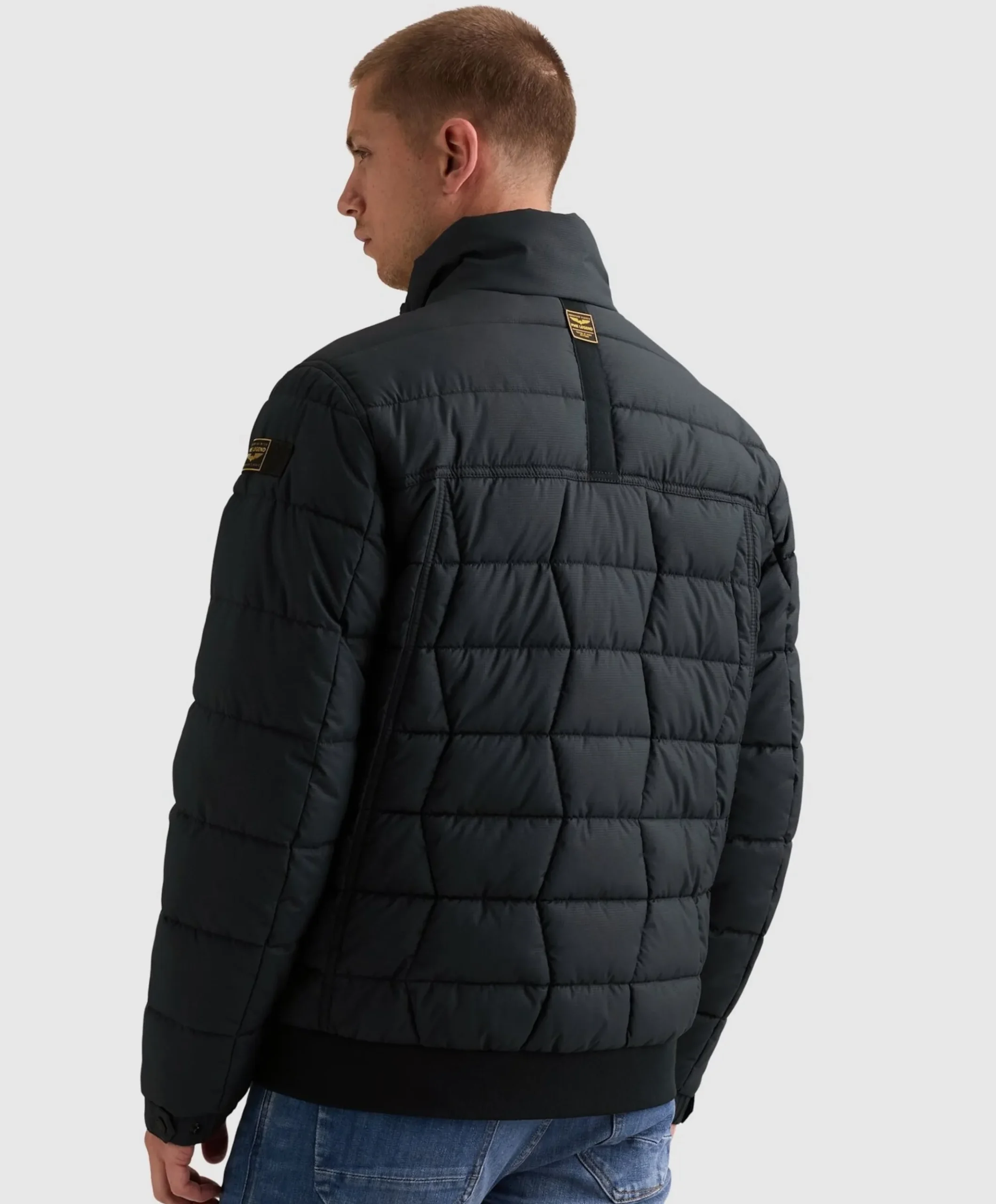 Heren jas blauw