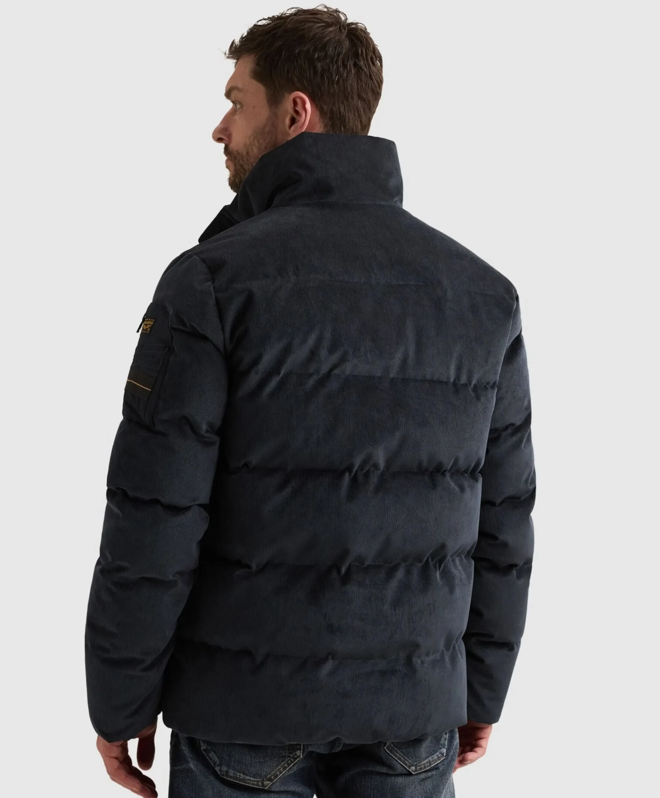 Heren jas blauw