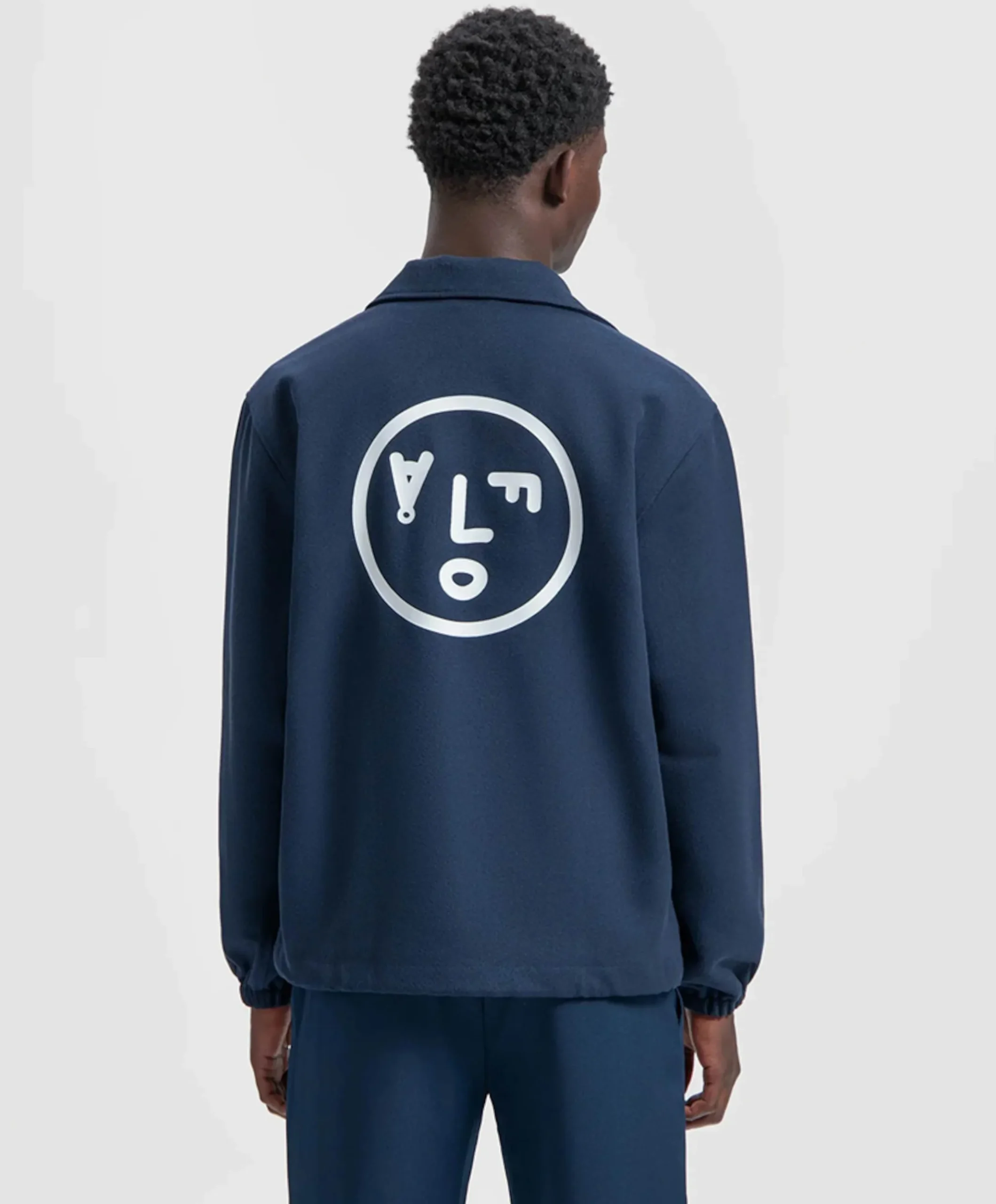 Heren jas blauw