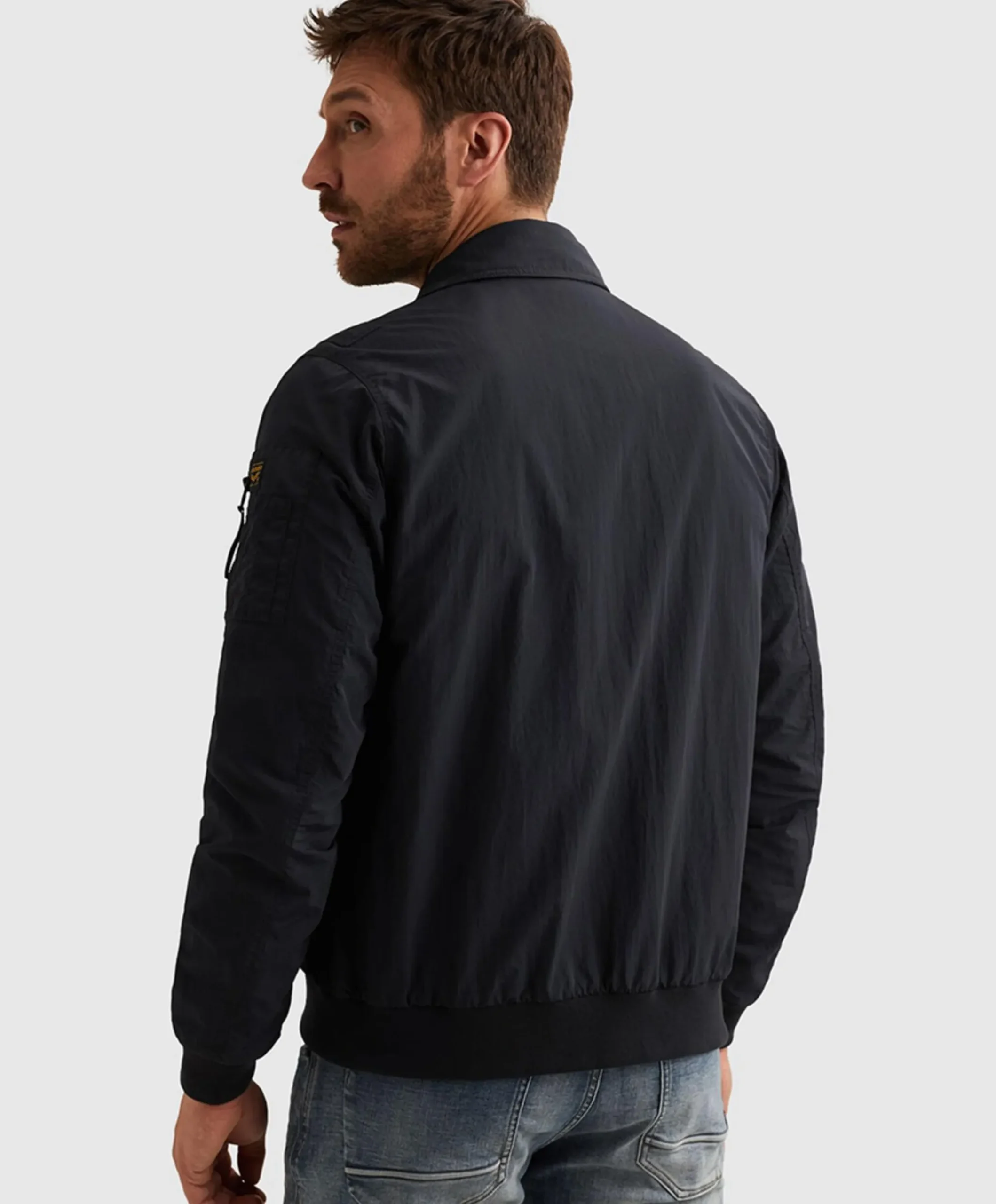 Heren jas blauw