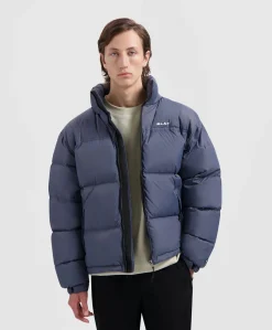 Heren jas blauw
