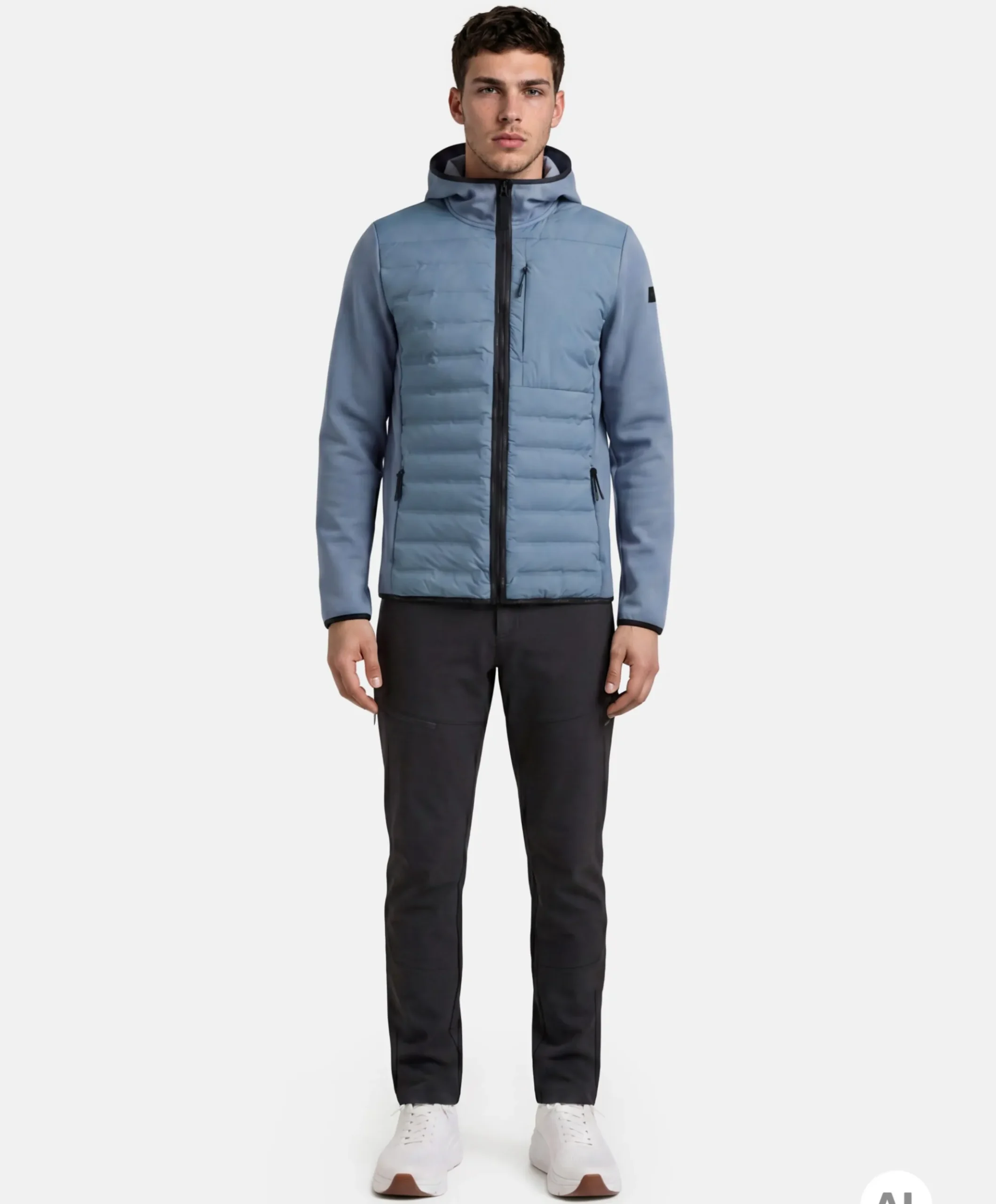 Heren jas blauw
