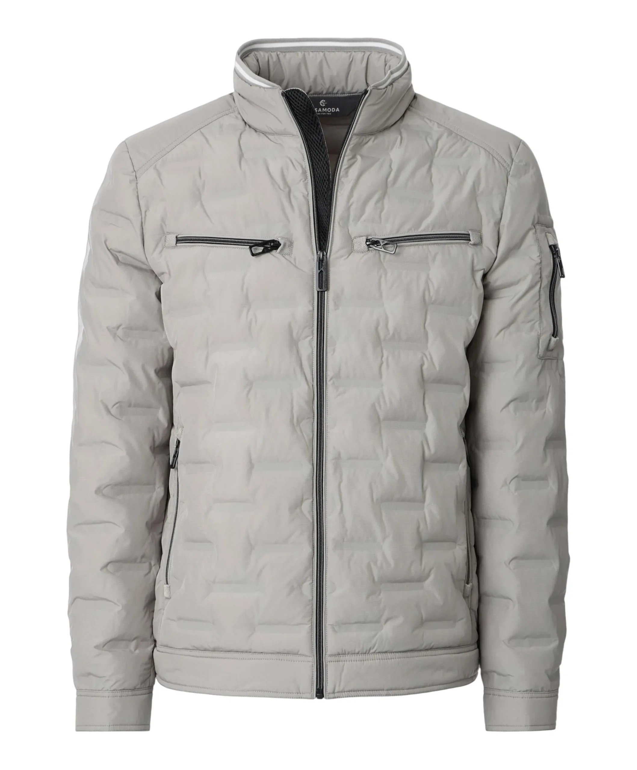 Heren jas grijs
