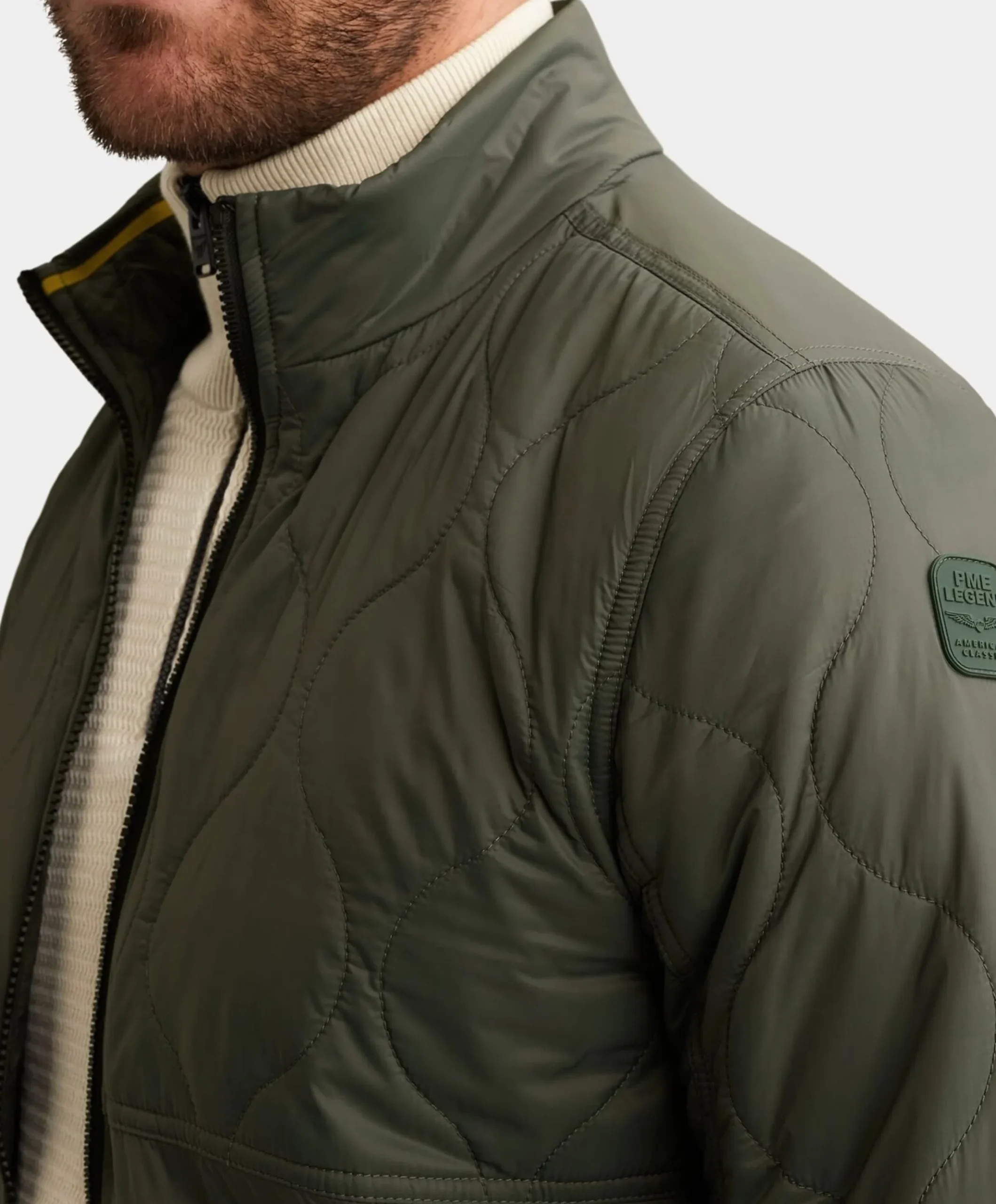 Heren jas groen