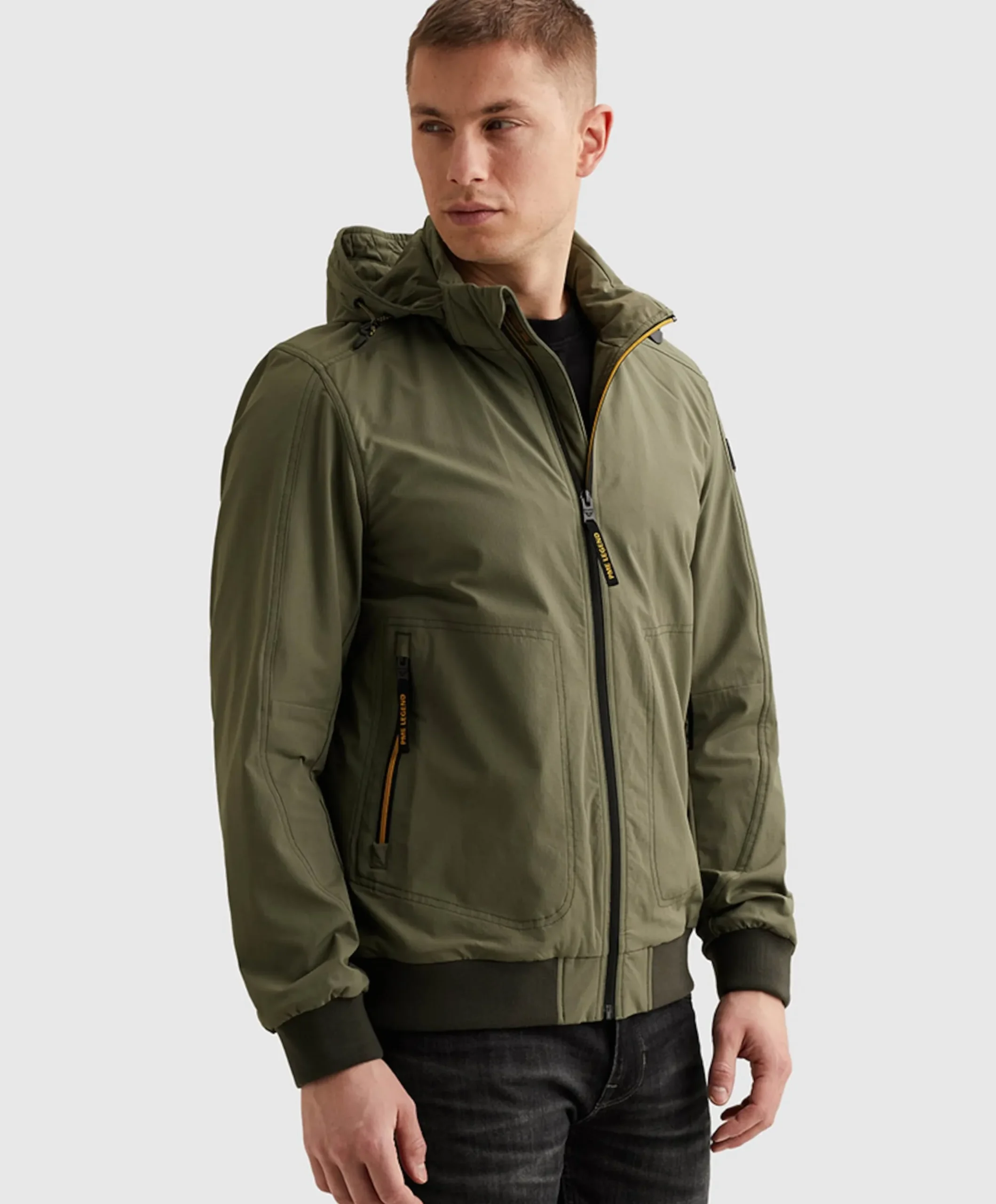 Heren jas groen