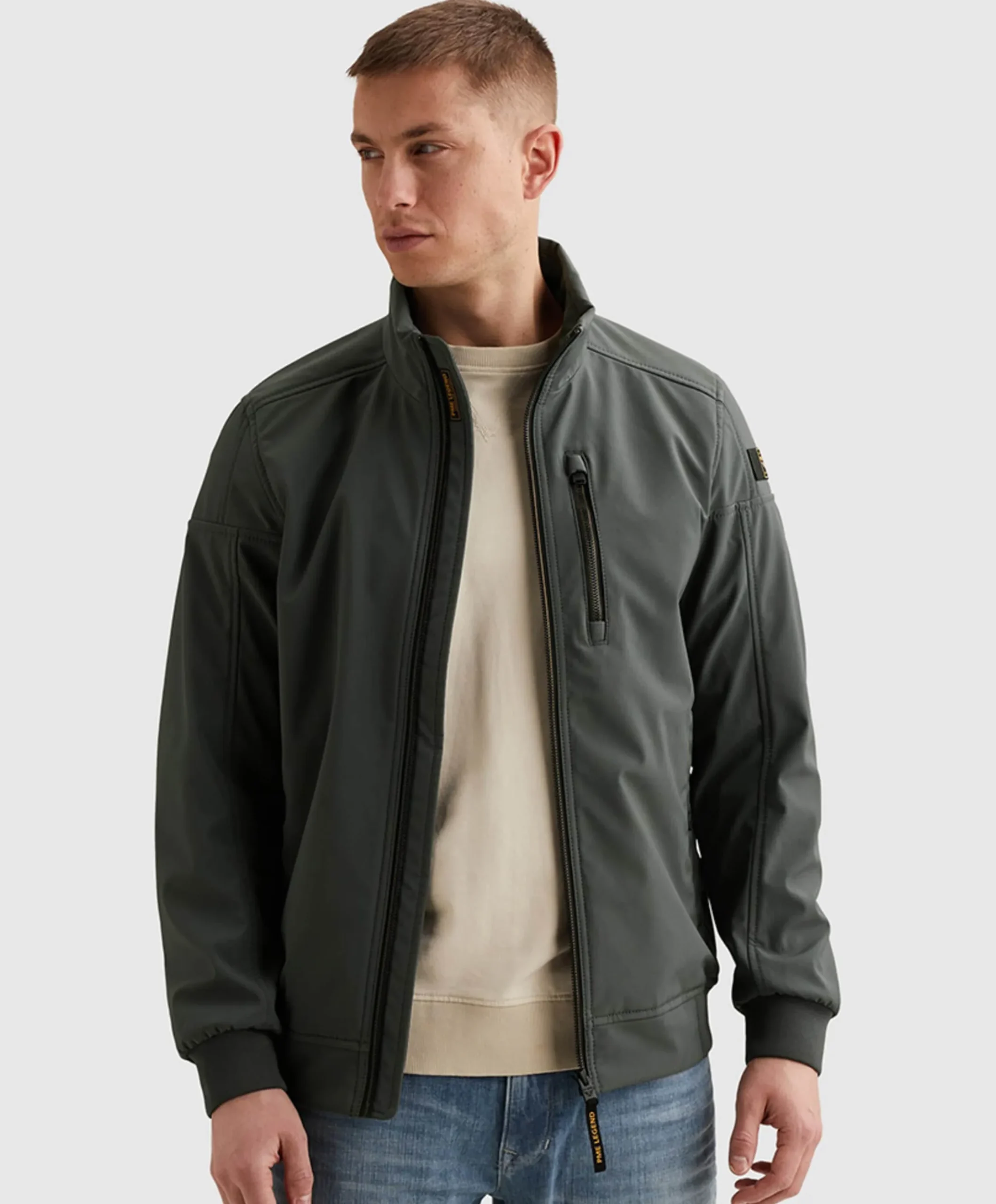 Heren jas groen