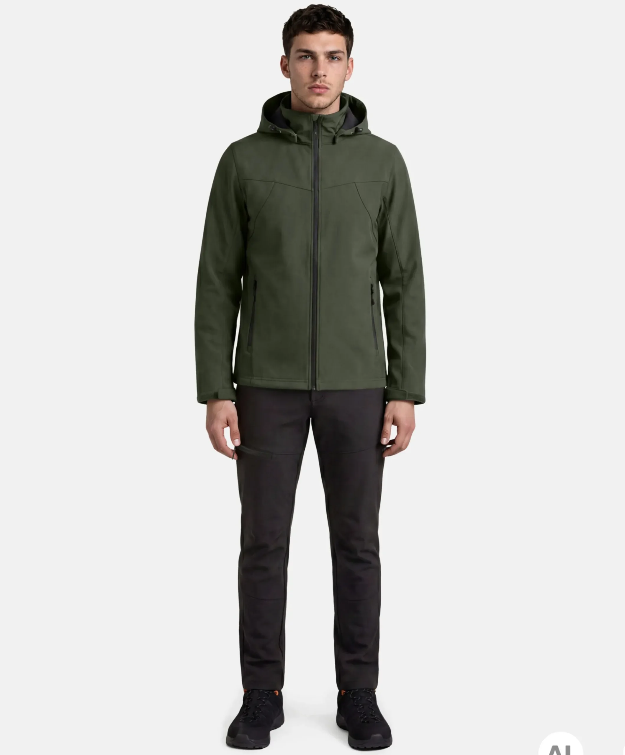 Heren jas groen