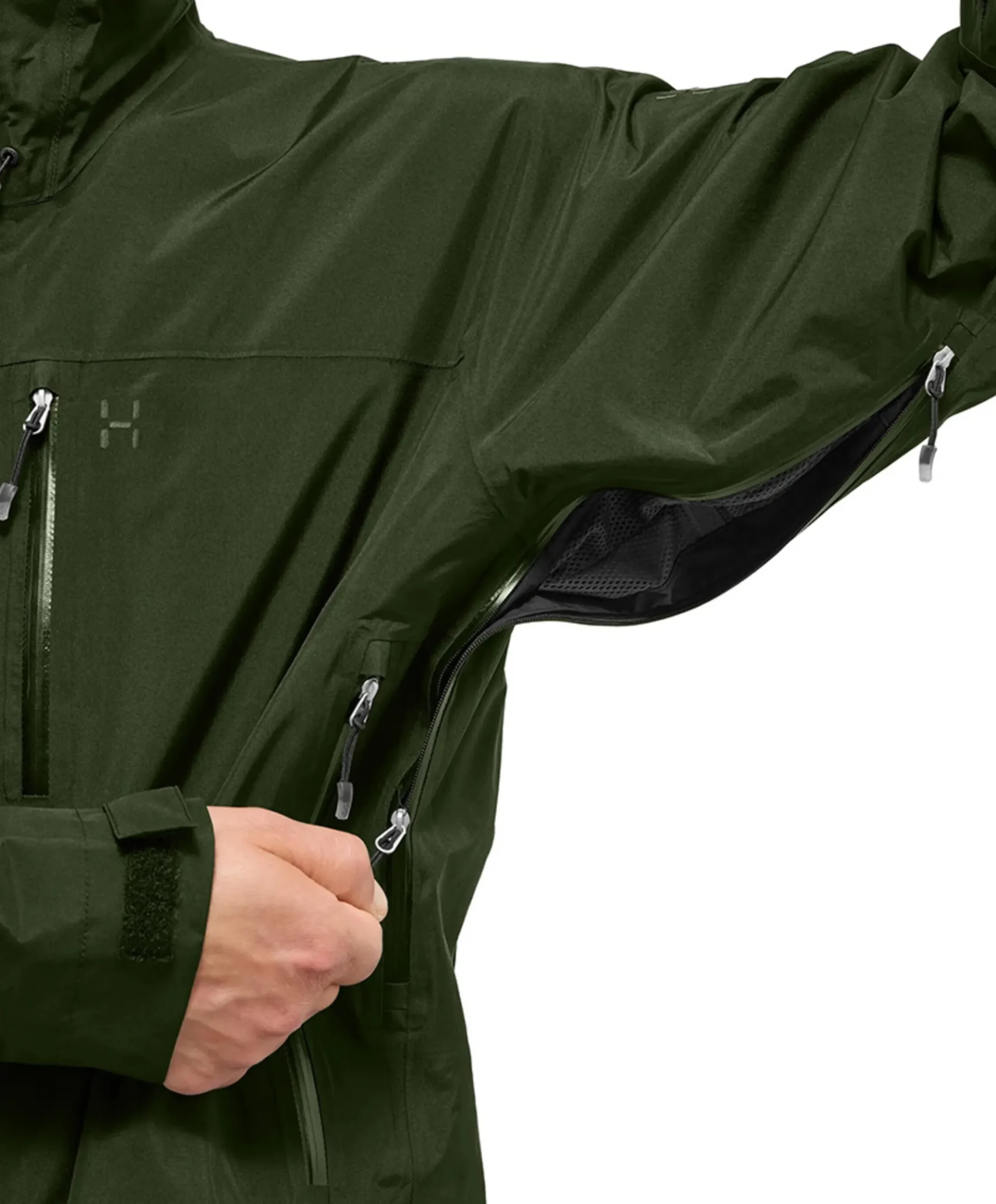 Heren jas groen