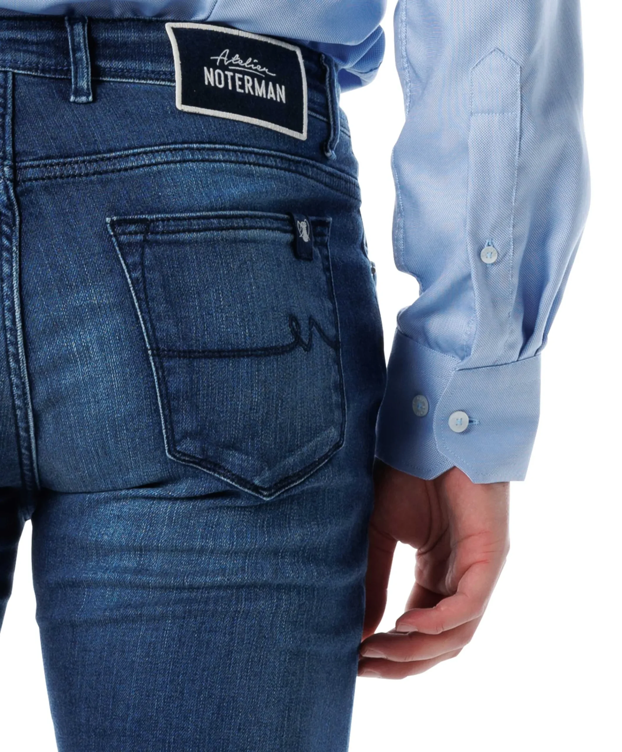 heren jeans blauw