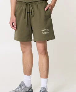 heren korte broek groen
