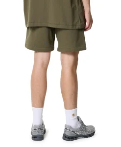 heren korte broek groen
