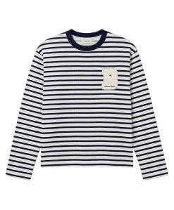 Heren longsleeve blauw