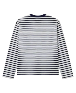 Heren longsleeve blauw