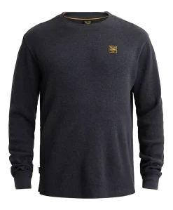 Heren longsleeve blauw