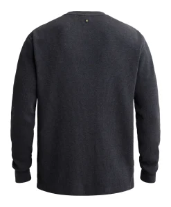 Heren longsleeve blauw