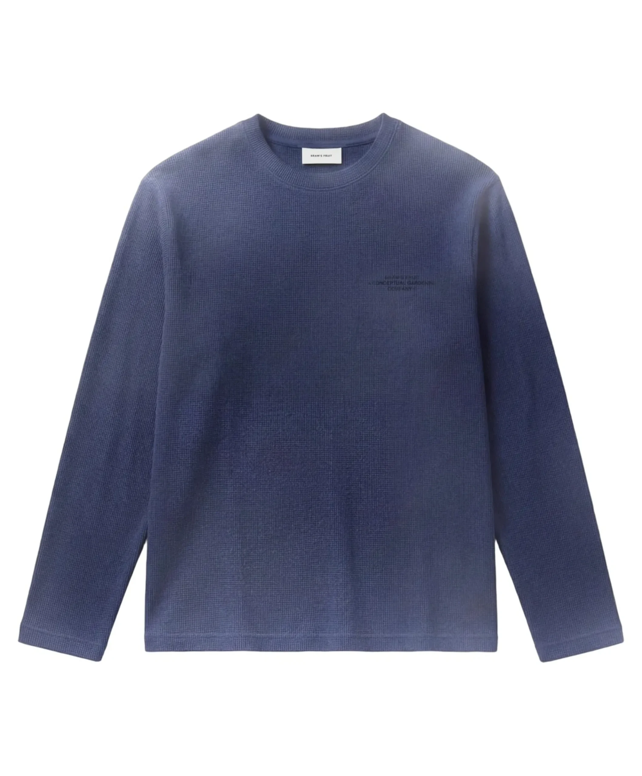 Heren longsleeve blauw
