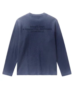 Heren longsleeve blauw