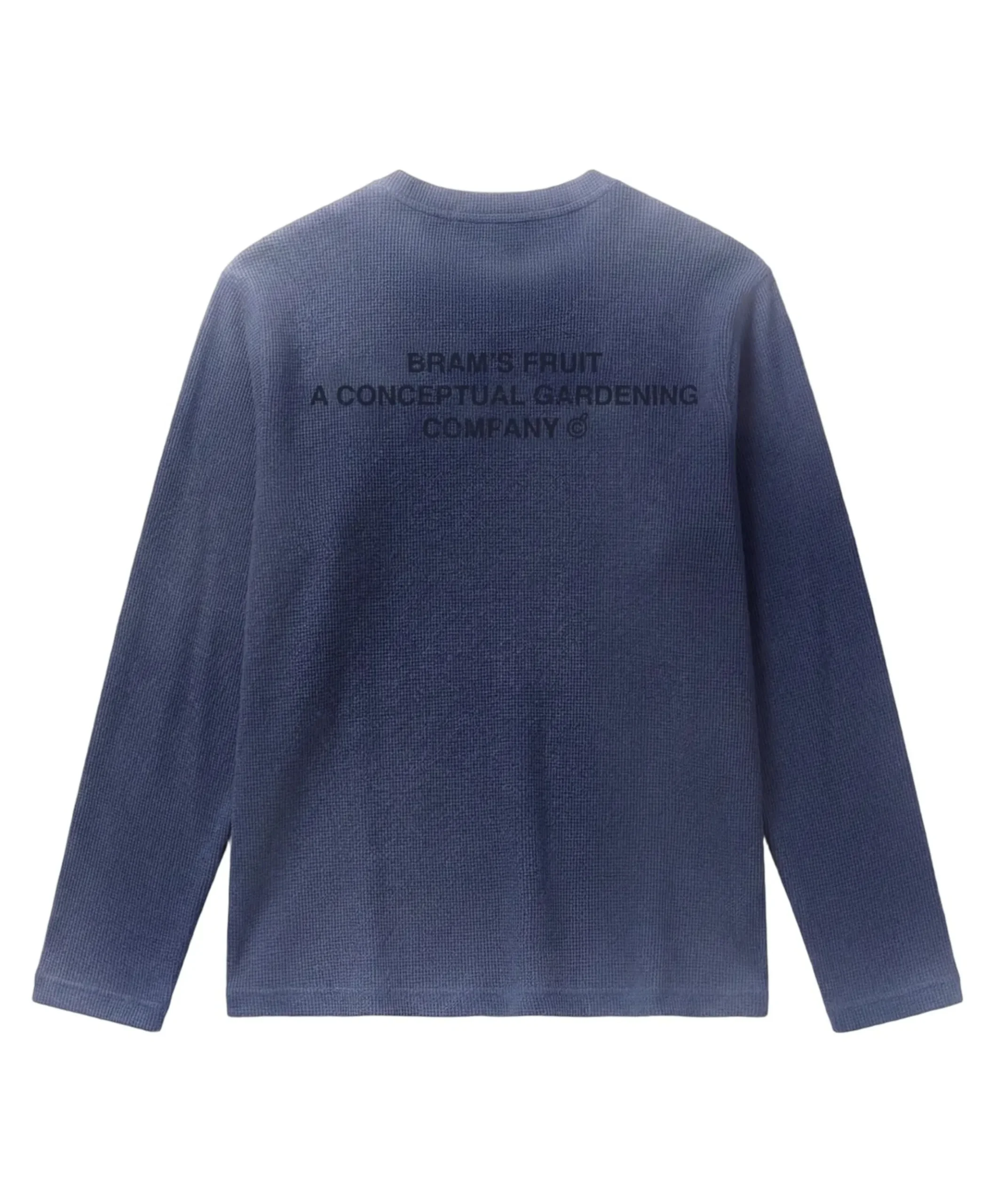 Heren longsleeve blauw