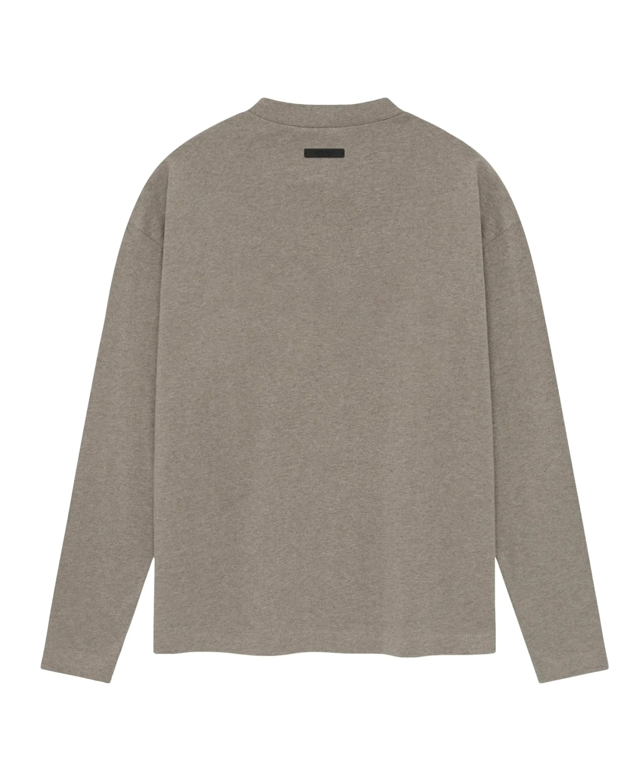 Heren longsleeve bruin