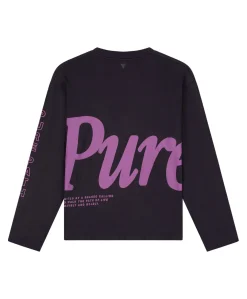Heren longsleeve bruin