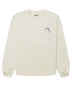 Heren longsleeve ecru